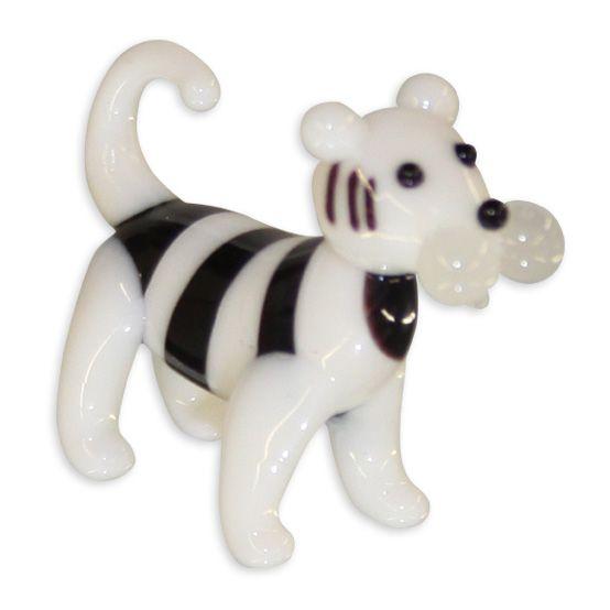 LookingGlass Whitney The White Tiger Collectible Glass Miniature Figurine Product Image
