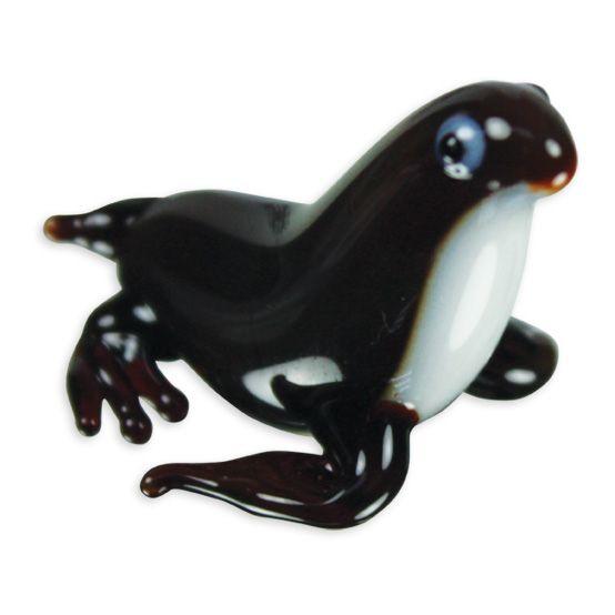 LookingGlass Mona The Monkseal Collectible Glass Miniature Figurine Product Image