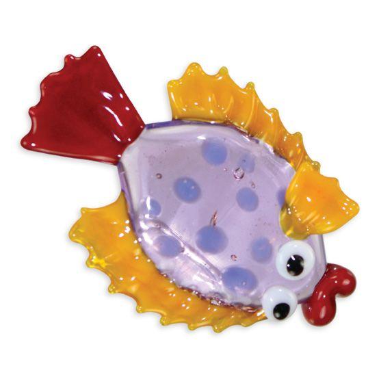 LookingGlass Flo The Flounder Collectible Glass Miniature Figurine Product Image