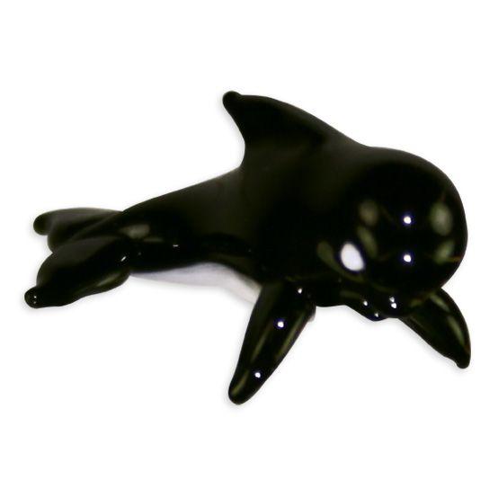 LookingGlass Lobtail The Pilot Whale Collectible Glass Miniature Figurine Product Image