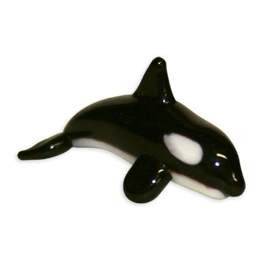 LookingGlass Corky The Orca Collectible Glass Miniature Figurine Product Image