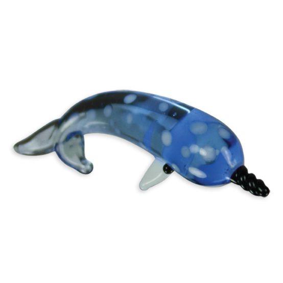 LookingGlass Norton The Narwhal Collectible Glass Miniature Figurine Product Image