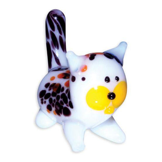 LookingGlass Callie The Calico Cat Collectible Glass Miniature Figurine Product Image