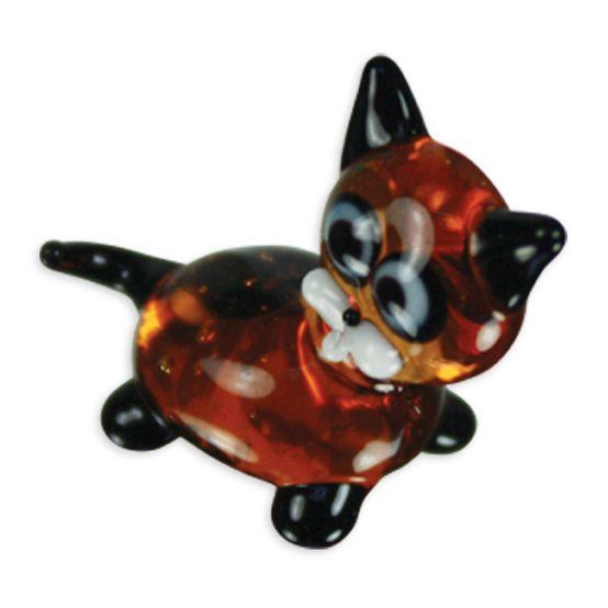 LookingGlass Mitten The Kitten Collectible Glass Miniature Figurine Product Image