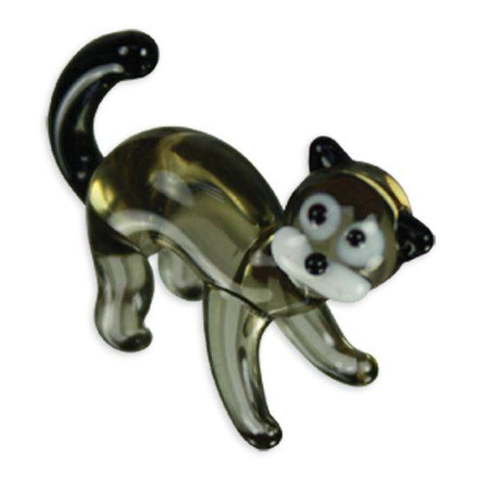 LookingGlass Scooter The Scat Cat Collectible Glass Miniature Figurine Product Image