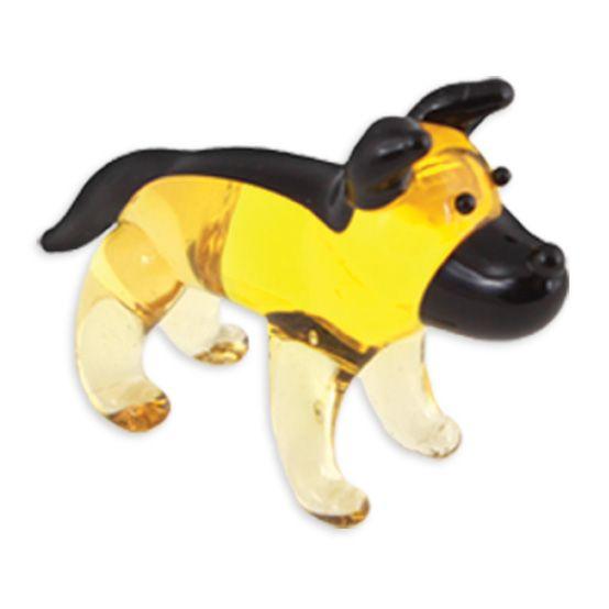 LookingGlass Doby The Doberman Pincher Dog Collectible Glass Miniature Figurine Product Image
