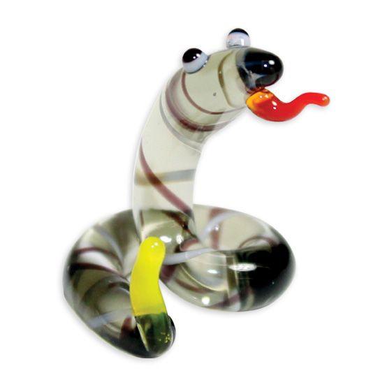 LookingGlass Shake The Rattlesnake Collectible Glass Miniature Figurine Product Image