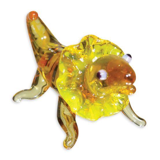 LookingGlass Phil The Frilled Lizard Collectible Glass Miniature Figurine Product Image