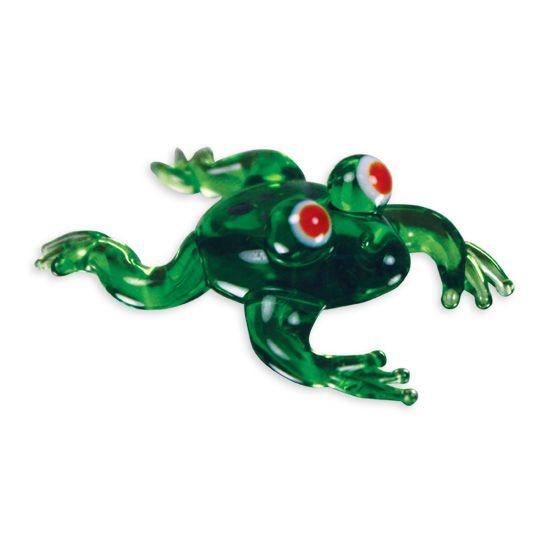 LookingGlass Leap The Froggy Collectible Glass Miniature Figurine Product Image