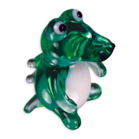 LookingGlass Slater The Gator Collectible Glass Miniature Figurine Product Image