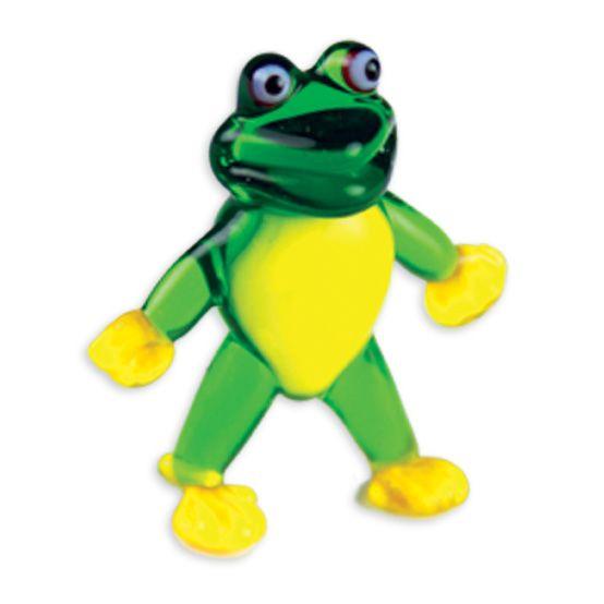 LookingGlass Hop The Frog Collectible Glass Miniature Figurine Product Image