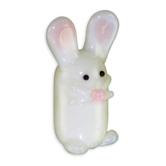 LookingGlass Honey The Easter Bunny Collectible Glass Miniature Figurine Product Image