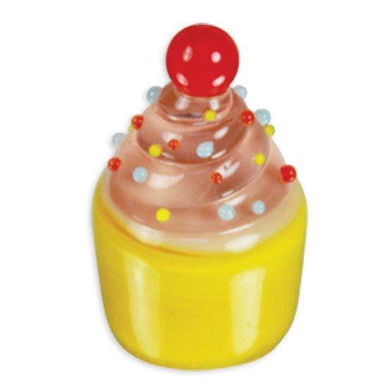 LookingGlass Courtney The Cupcake Collectible Glass Miniature Figurine Product Image