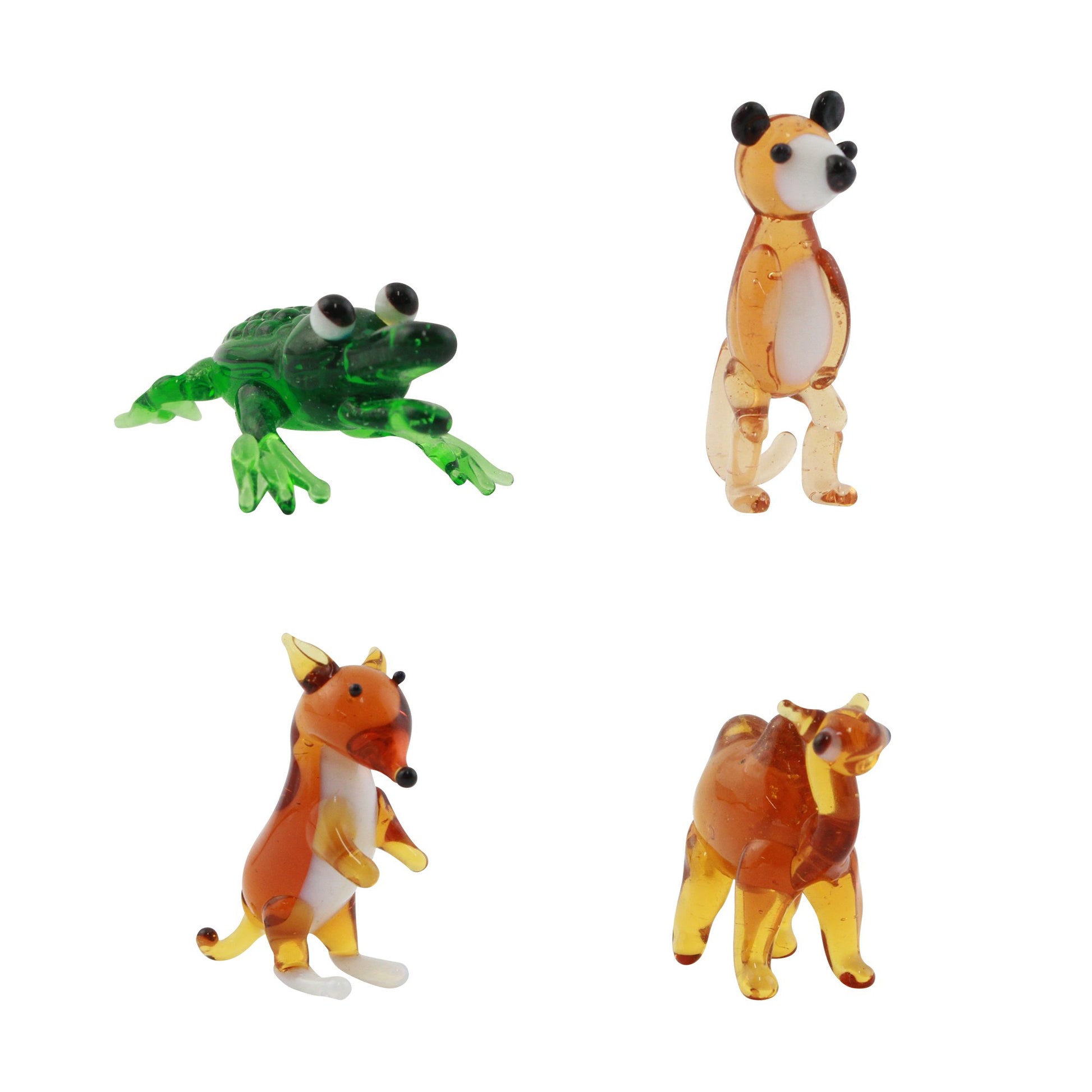LookingGlass Animals 2 Set Minature Glass Collectibles Product Image