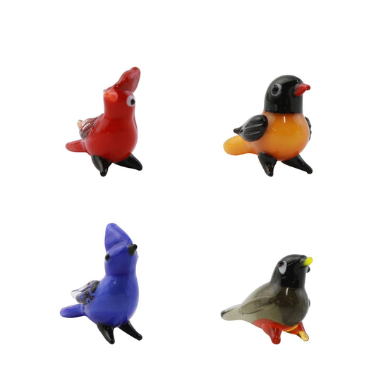 LookingGlass Birds Set Minature Glass Collectibles Product Image