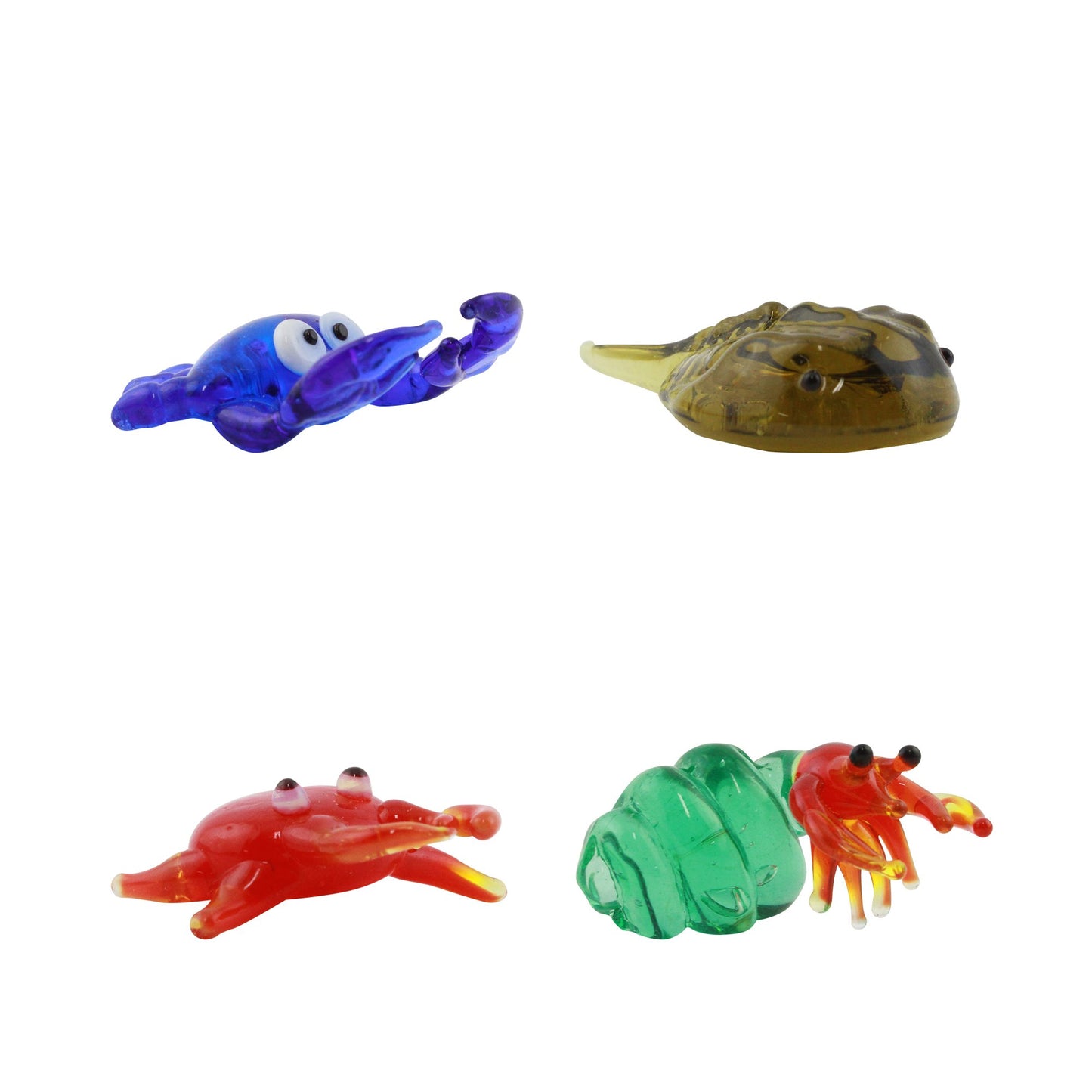 LookingGlass Crabs Set Minature Glass Collectibles Product Image