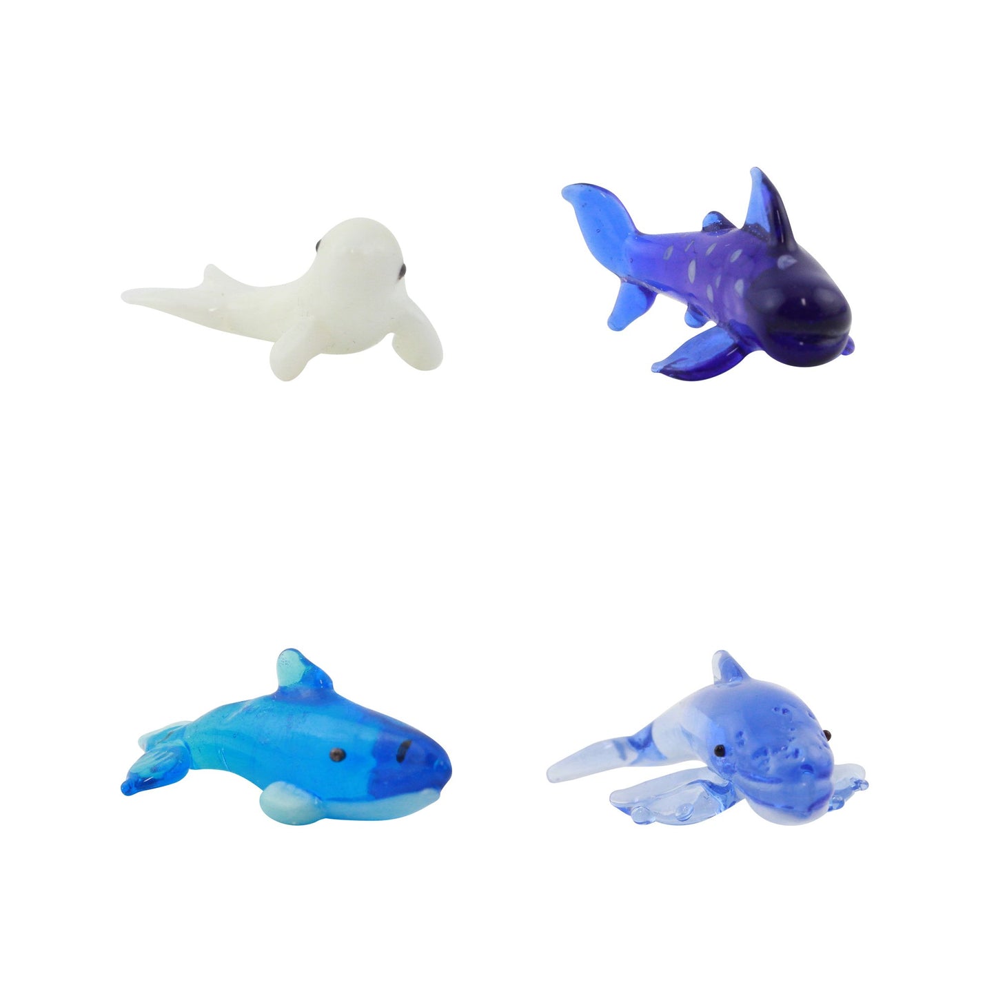 LookingGlass Sea Animals 1 Set Minature Glass Collectibles Product Image