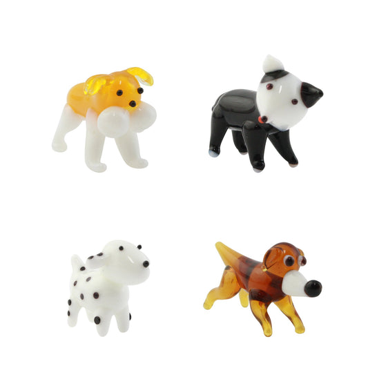 LookingGlass Dog Set Minature Glass Collectibles Product Image