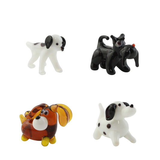 LookingGlass Dogs Set Minature Glass Collectibles Product Image