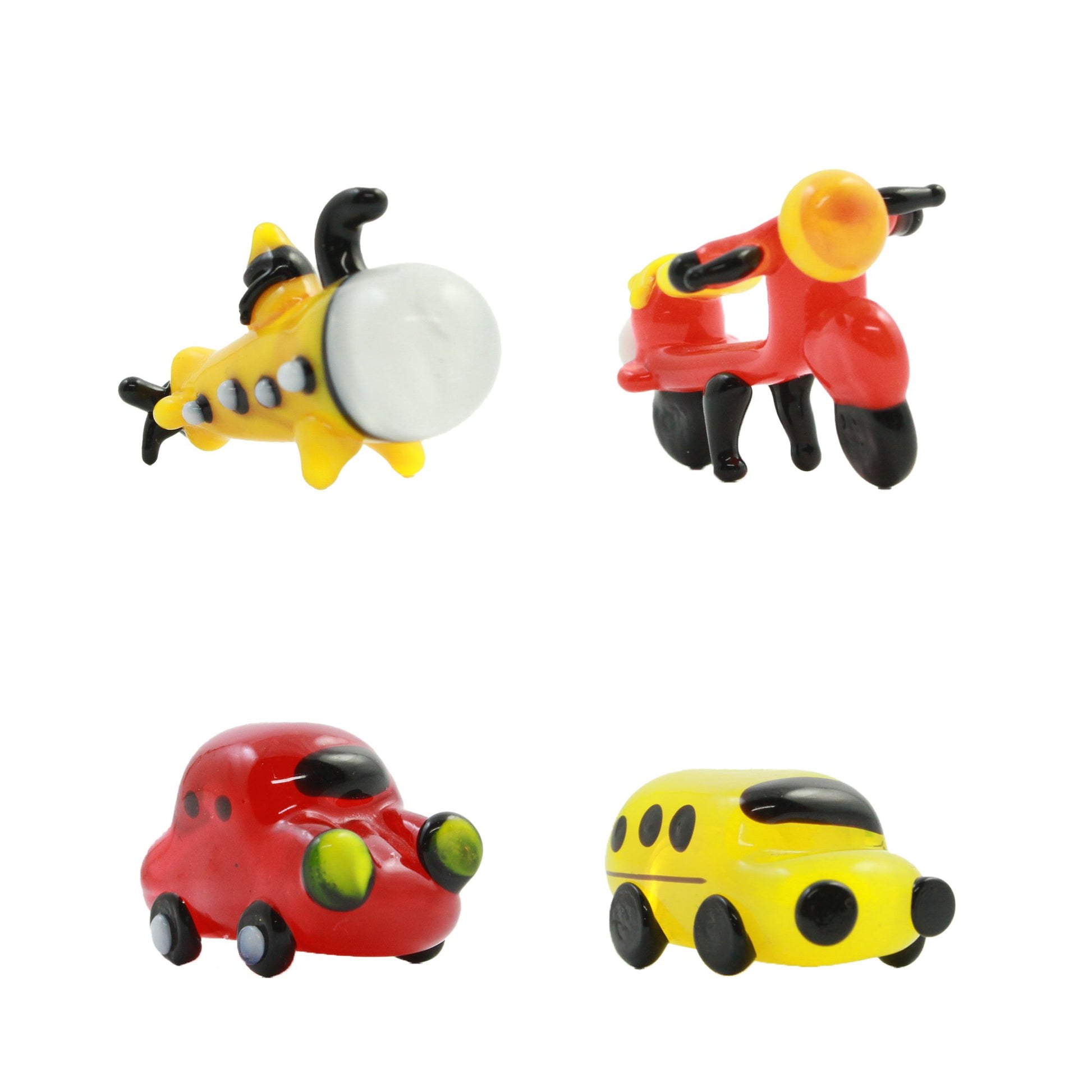LookingGlass Vehicles 2 Set Minature Glass Collectibles Product Image