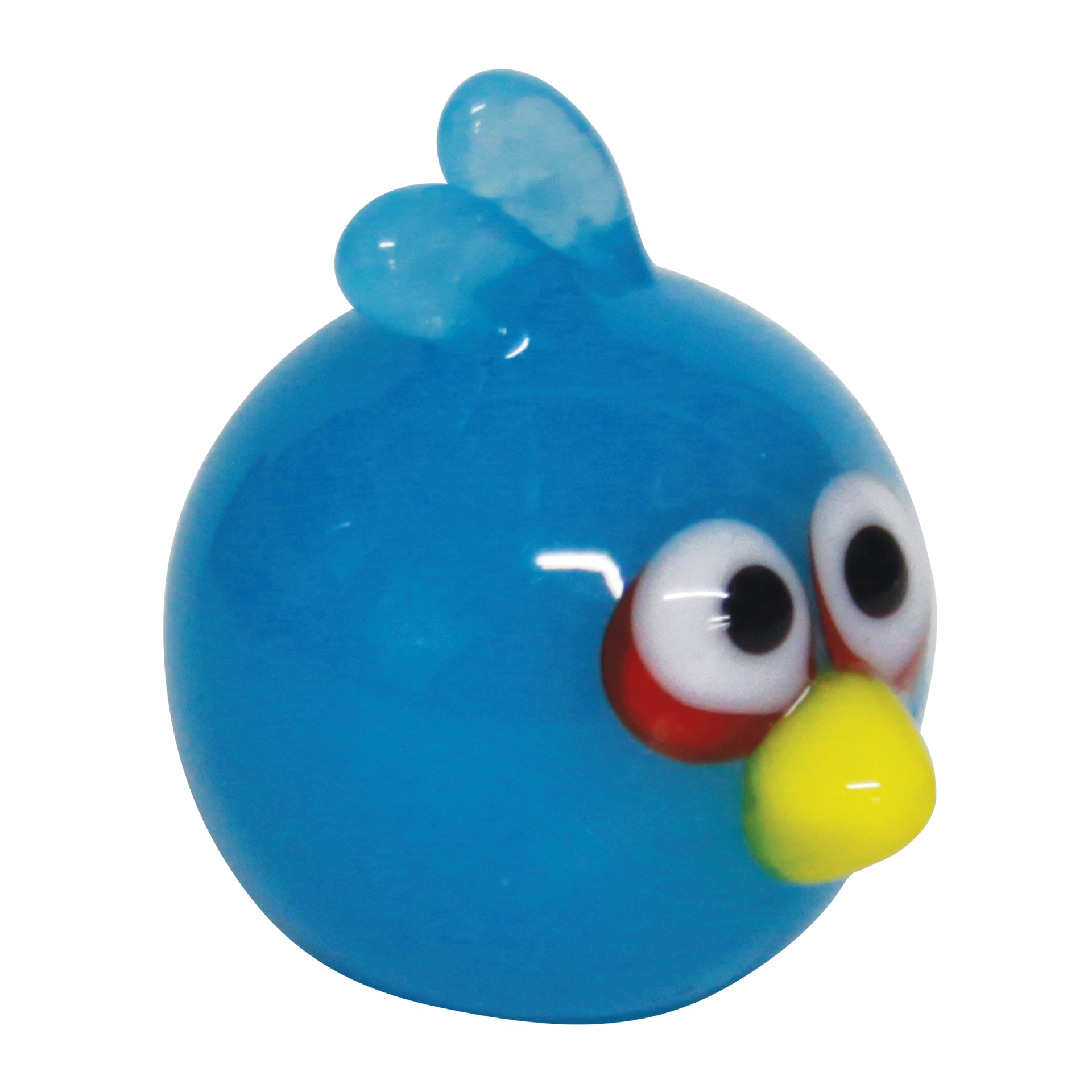 GlassWorld Angry Birds Blue Bird collectible miniature glass figurine Product Image