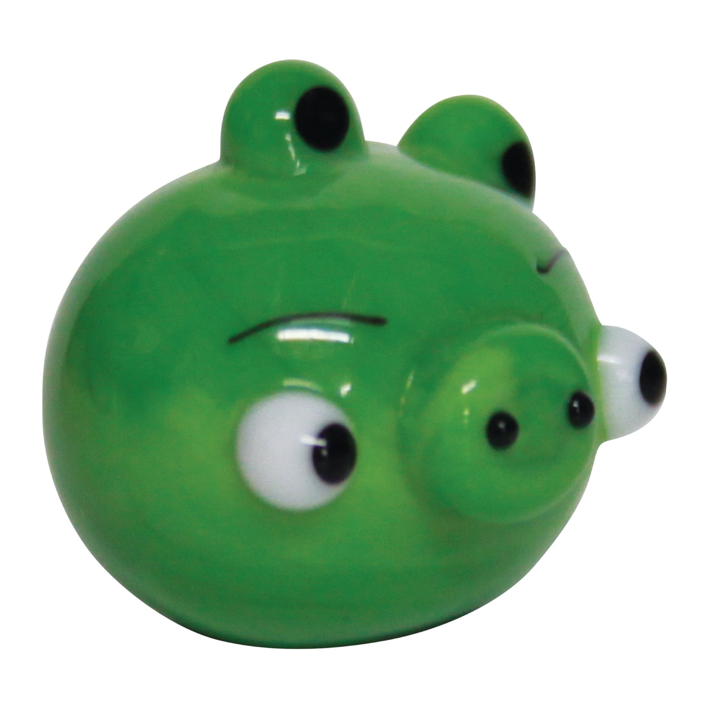 GlassWorld Angry Birds Med Pig collectible miniature glass figurine Product Image