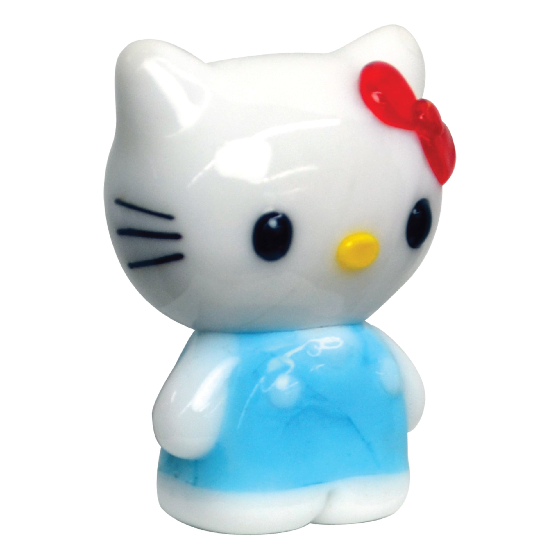 GlassWorld Hello Kitty Hello Kittyin Blue collectible miniature glass figurine Product Image