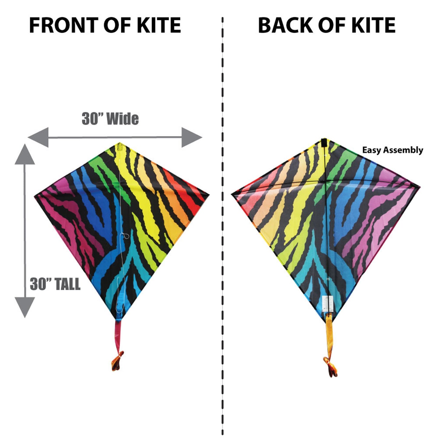 windnsun winddiamond stripes nylon kite dimensions