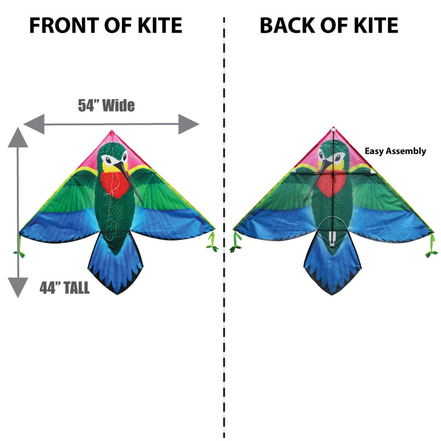 windnsun delta xt hummingbird nylon kite dimensions