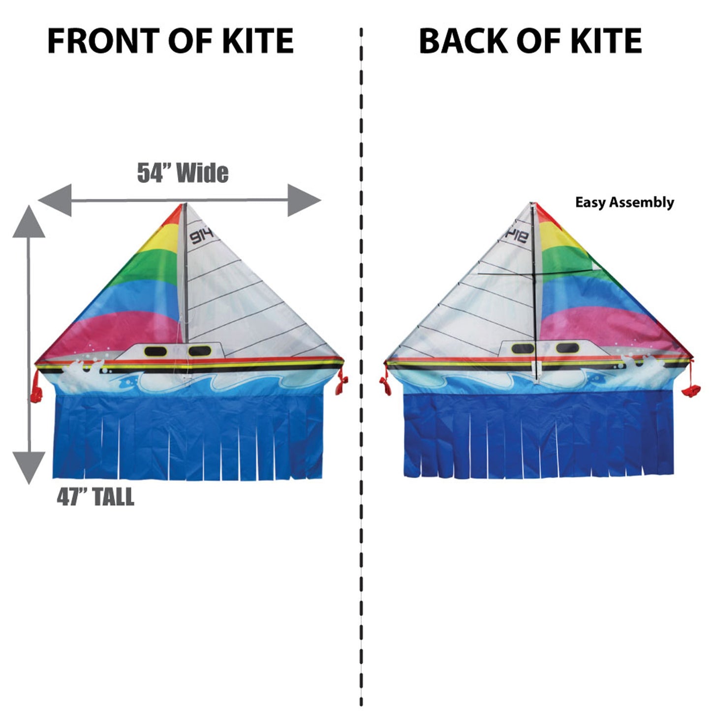 windnsun delta xt sailboat nylon kite dimensions