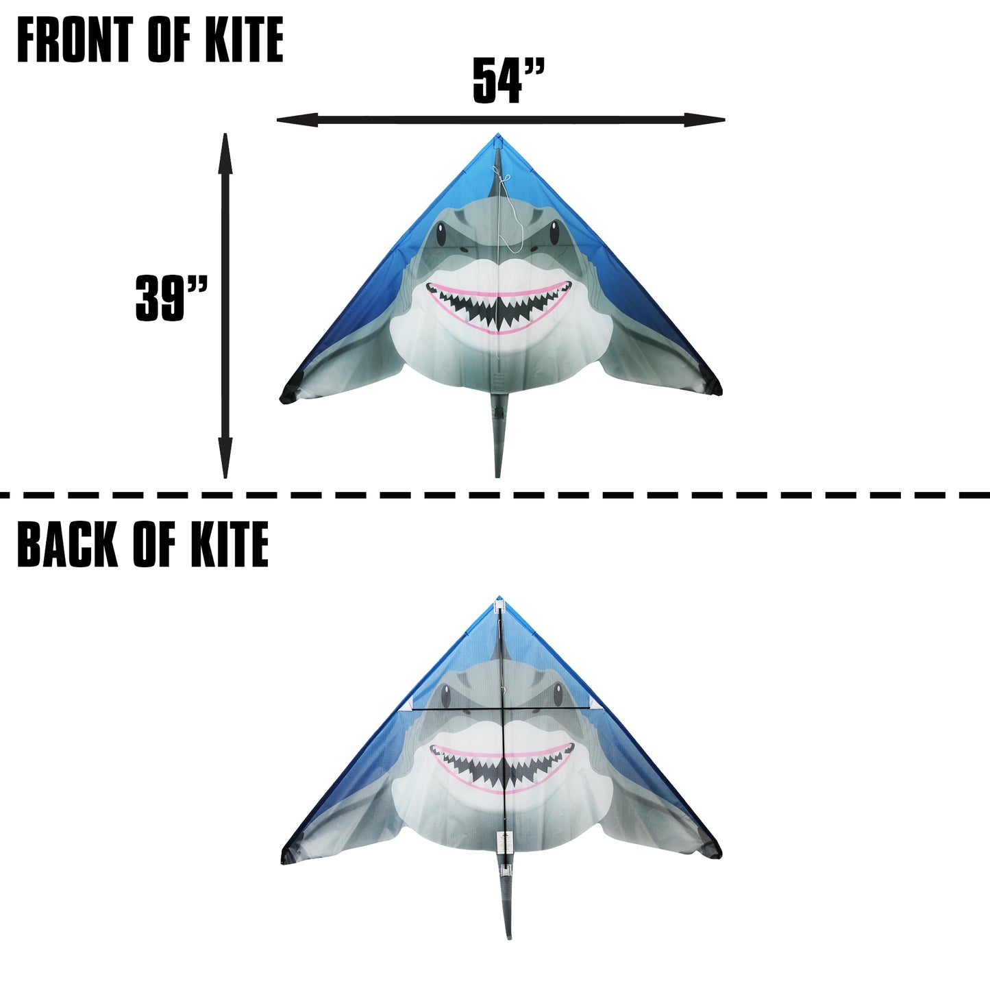 windnsun delta xt shark nylon kite dimensions