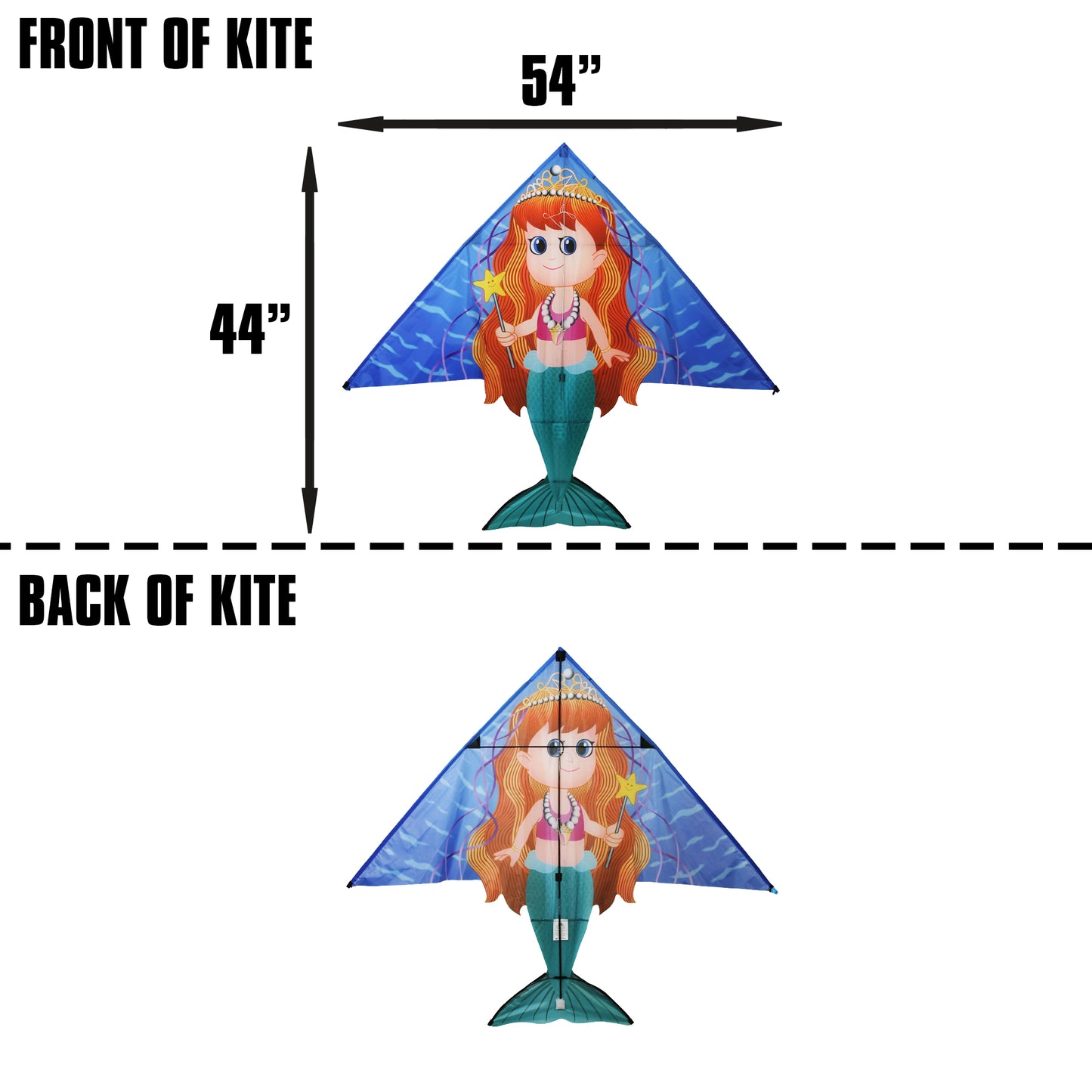 windnsun delta xt mermaid nylon kite dimensions