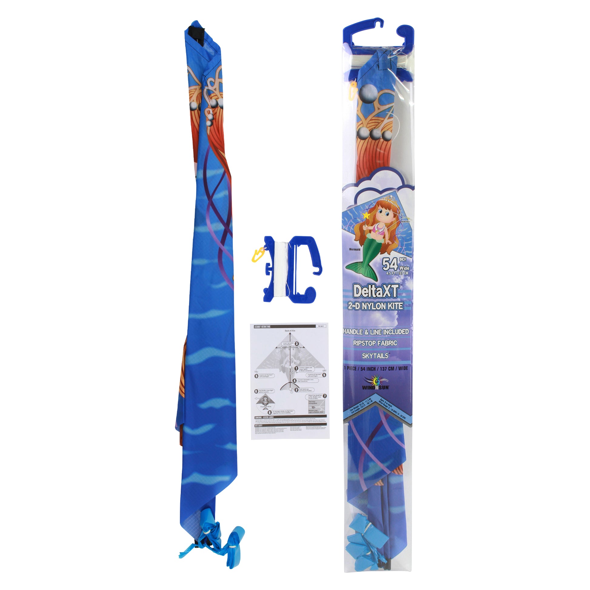 windnsun delta xt mermaid nylon kite package