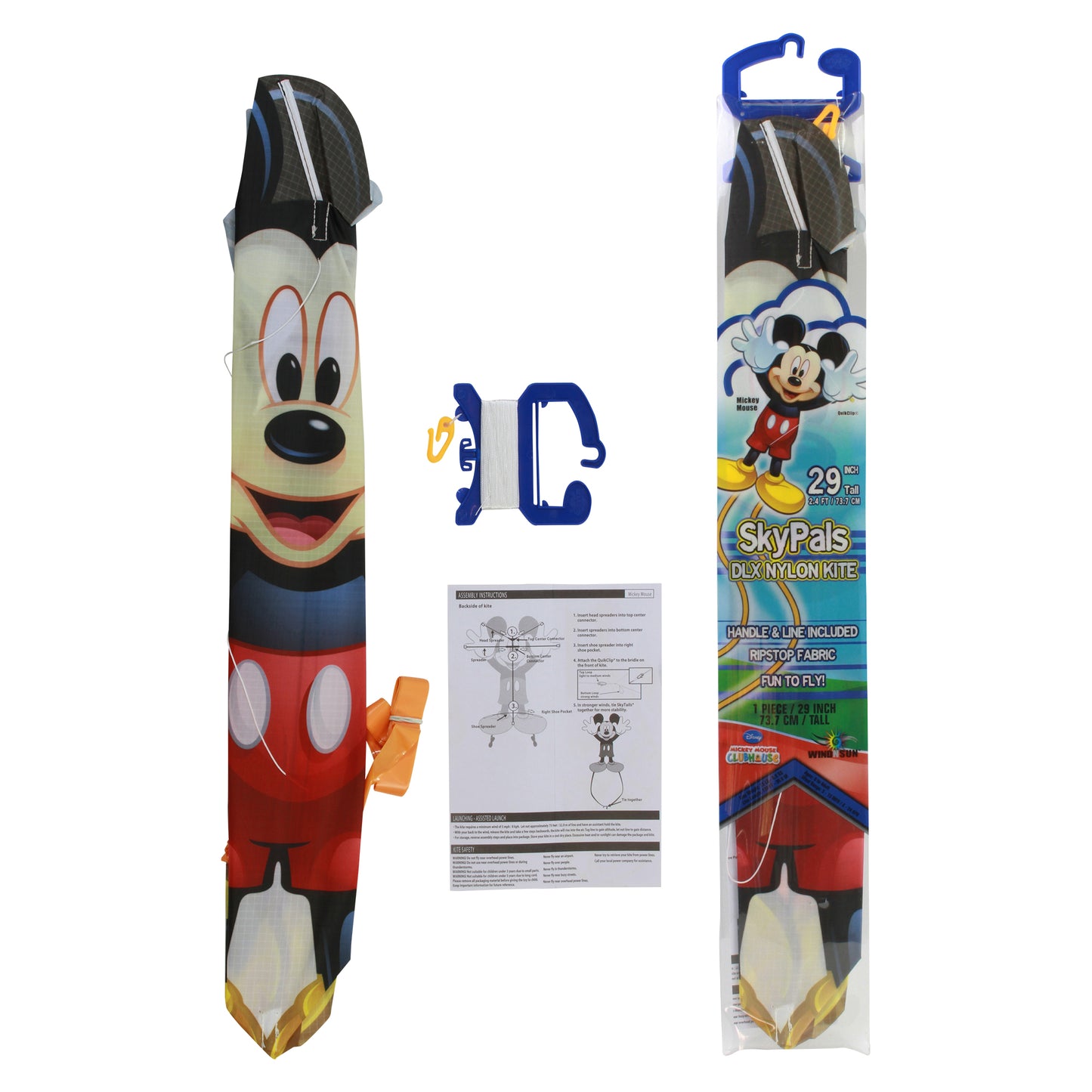 windnsun skypals mickey mouse nylon kite package