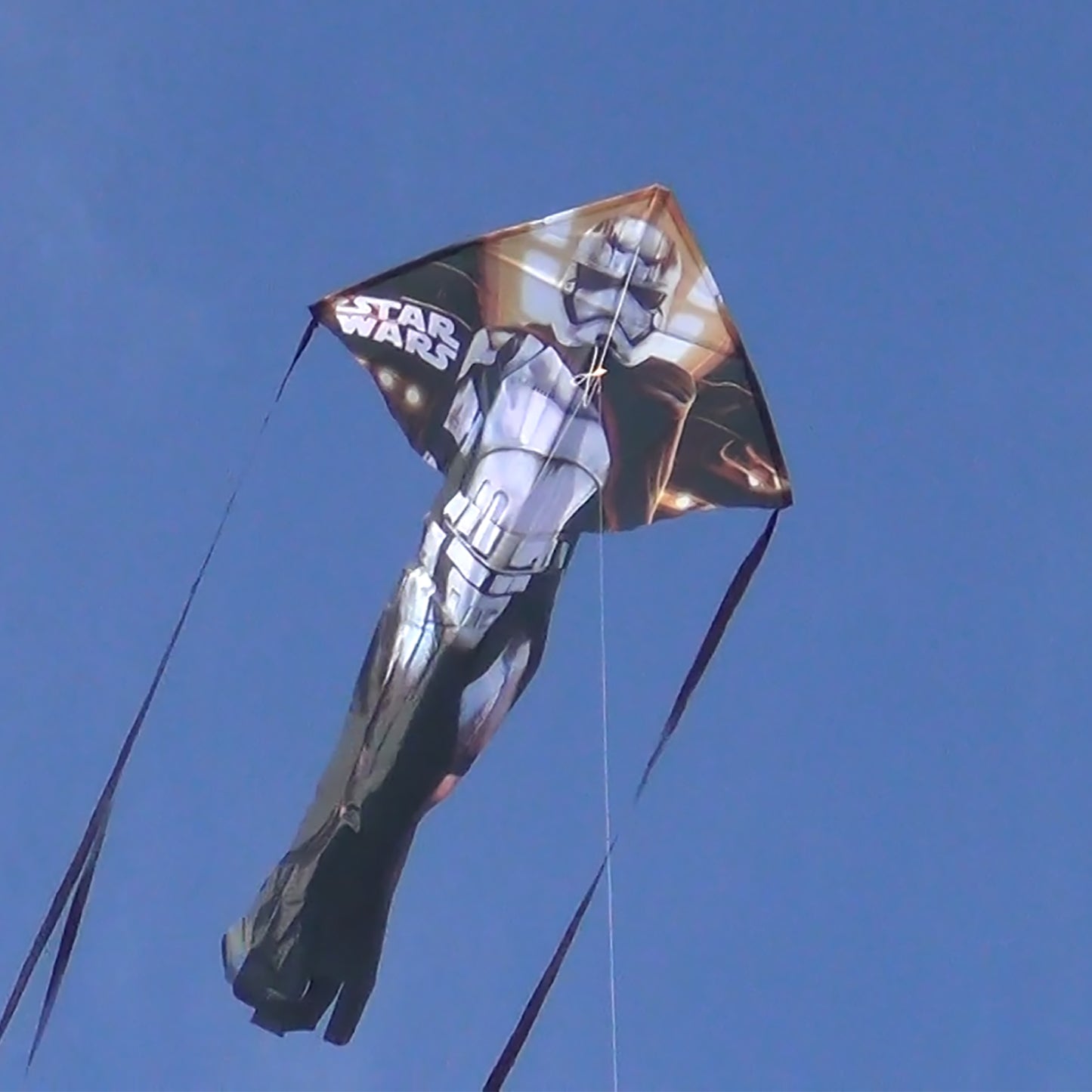 WindNSun Breezy Fliers 57 Star Wars Phasma Nylon Kite 57 Inches Tall photo of product in use