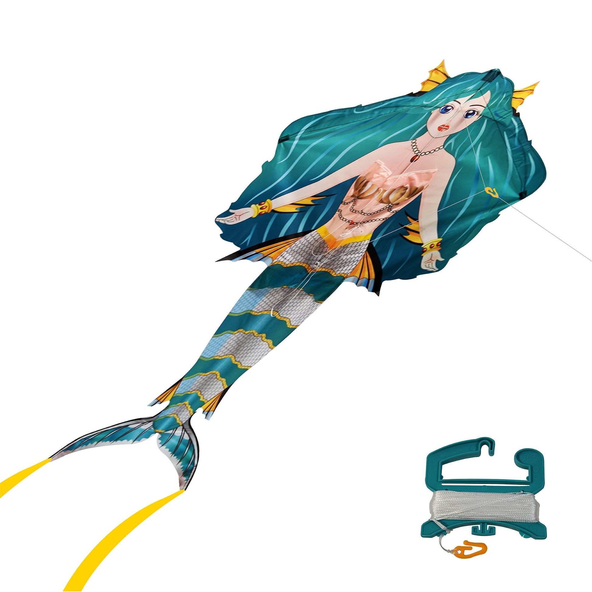 windnsun fantasyfliers mermaid nylon kite