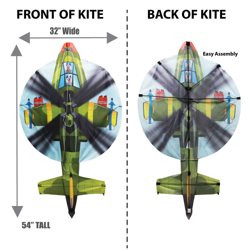 windnsun flightzone attackcopter nylon kite dimensions