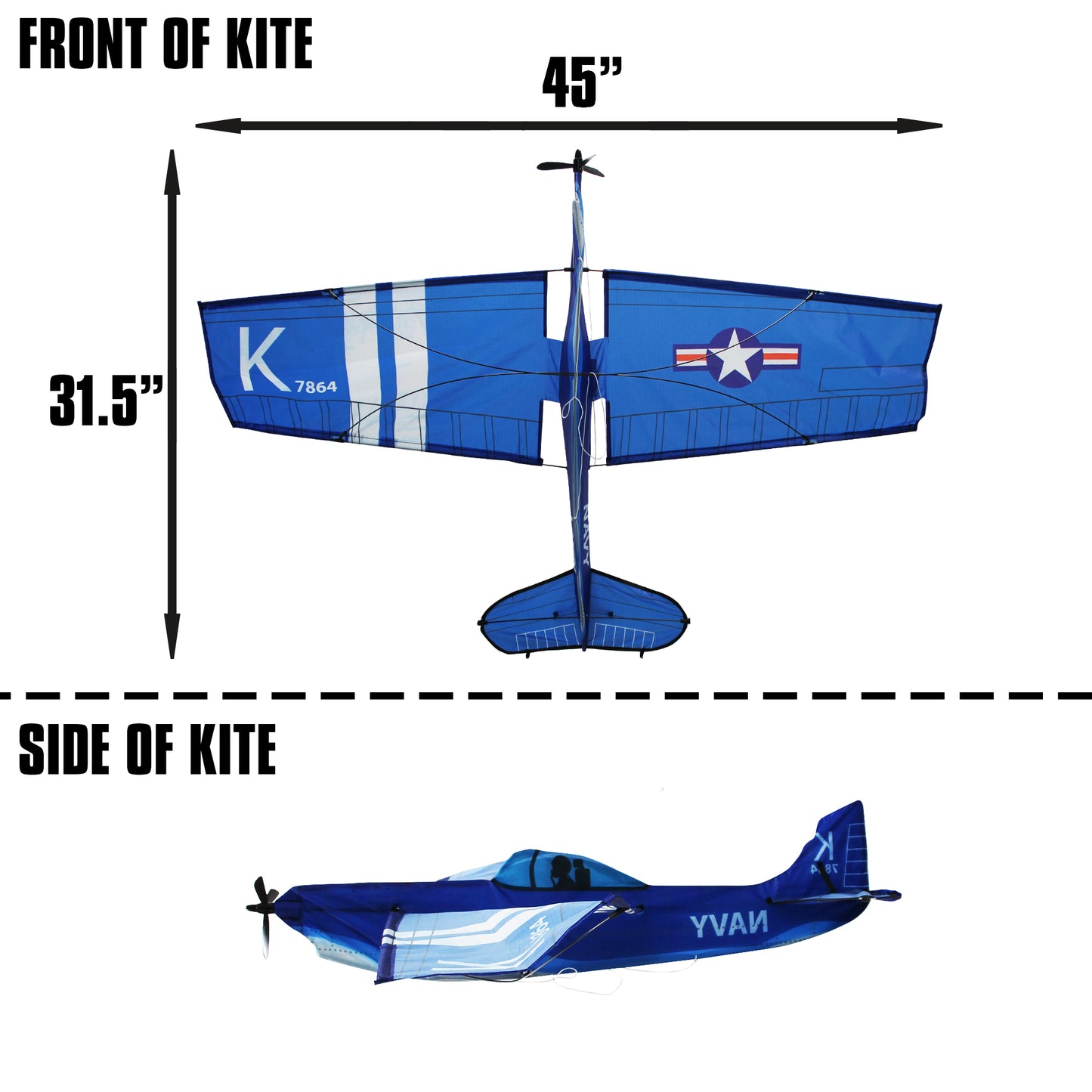 windnsun windforce corsair 3d nylon kite dimensions