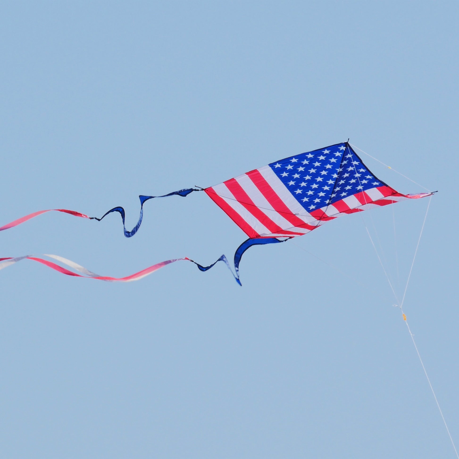 windnsun supersize 2d usa flag nylon kite flying