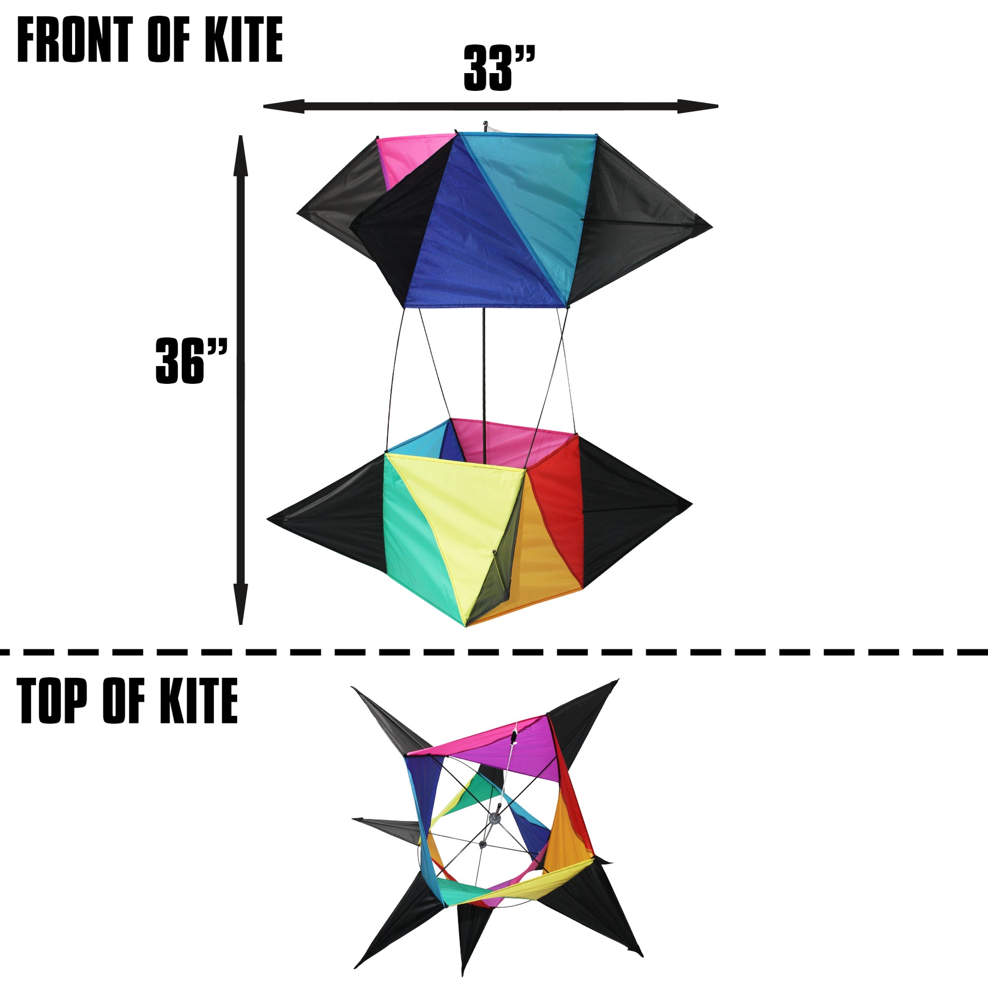 windnsun supersize revo rotobox 3d nylon kite dimensions