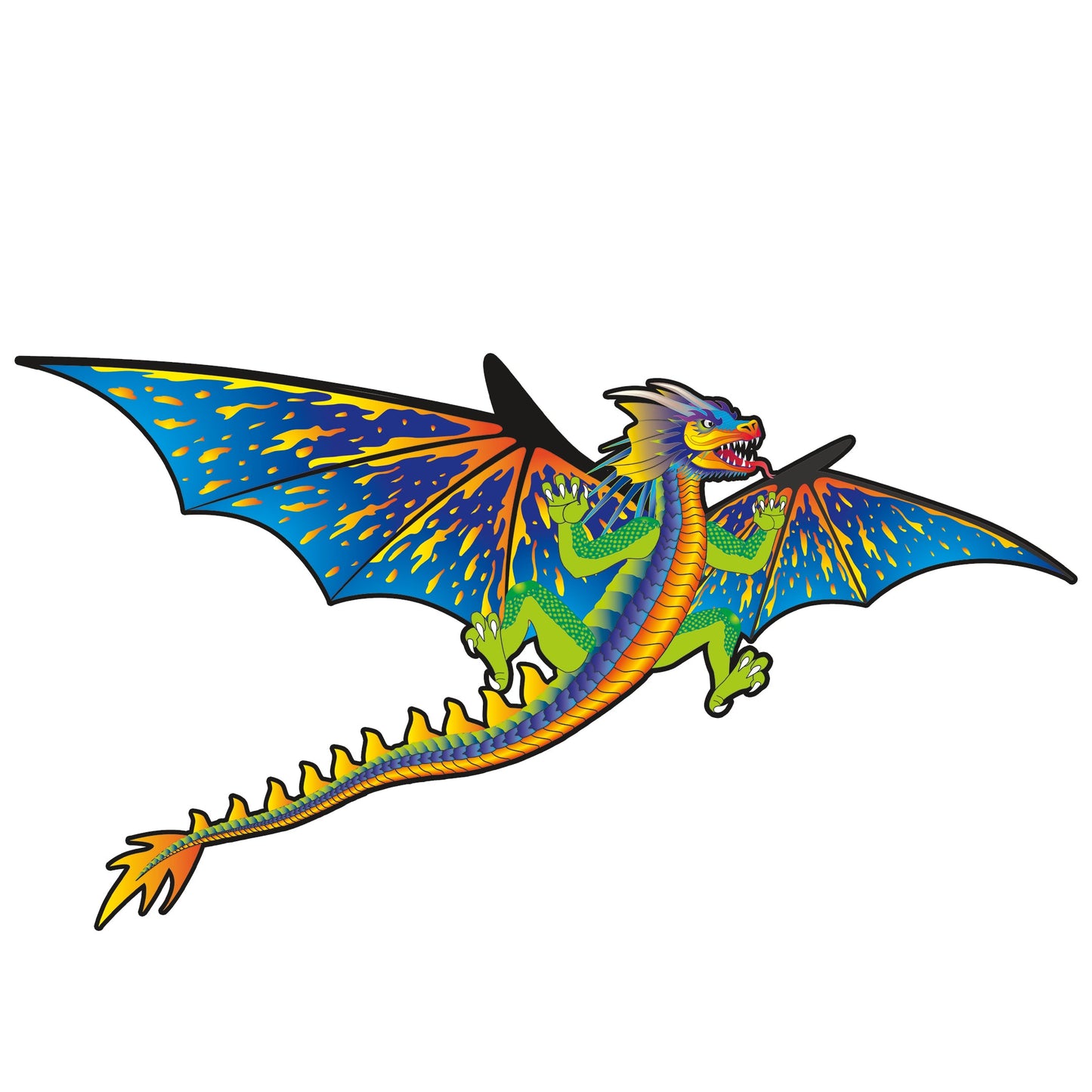 WindNSun SuperSize 3-D Dragon Ripstop Nylon Dragon Kite, 76 Inches Wide