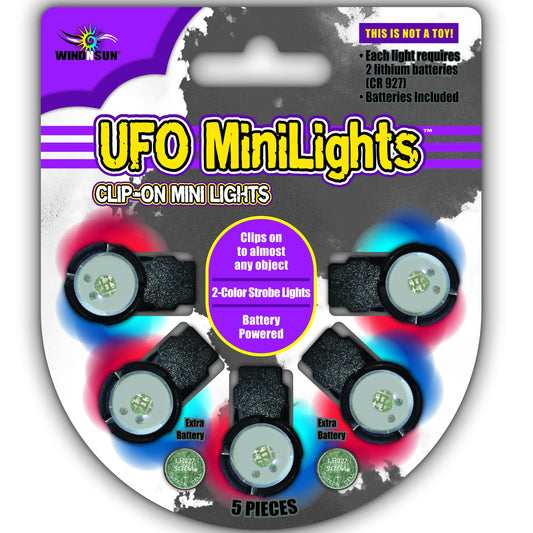 WindNSun UFO Mini Lights in packaging Product Image