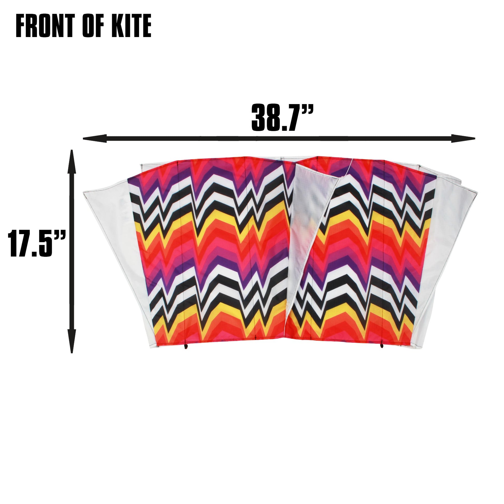 X Kites SkyFoil ZigZag + Pocket Kite Isometric Parafoil Kite Bundle - No Assembly Required packaging and contents