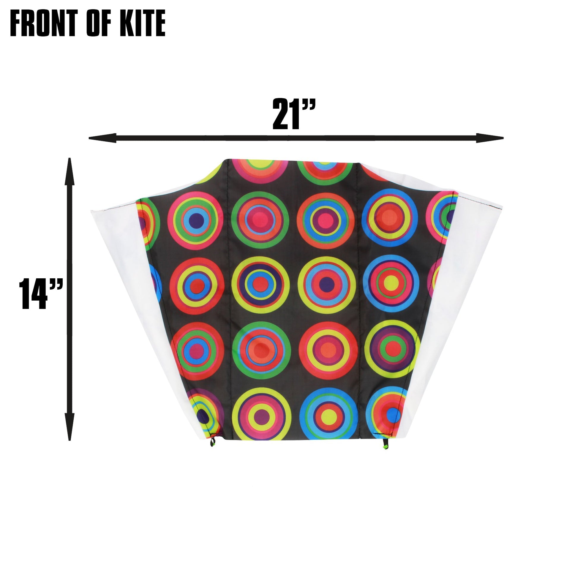 X Kites Pocket Kite Circles Nylon Kite dimensions
