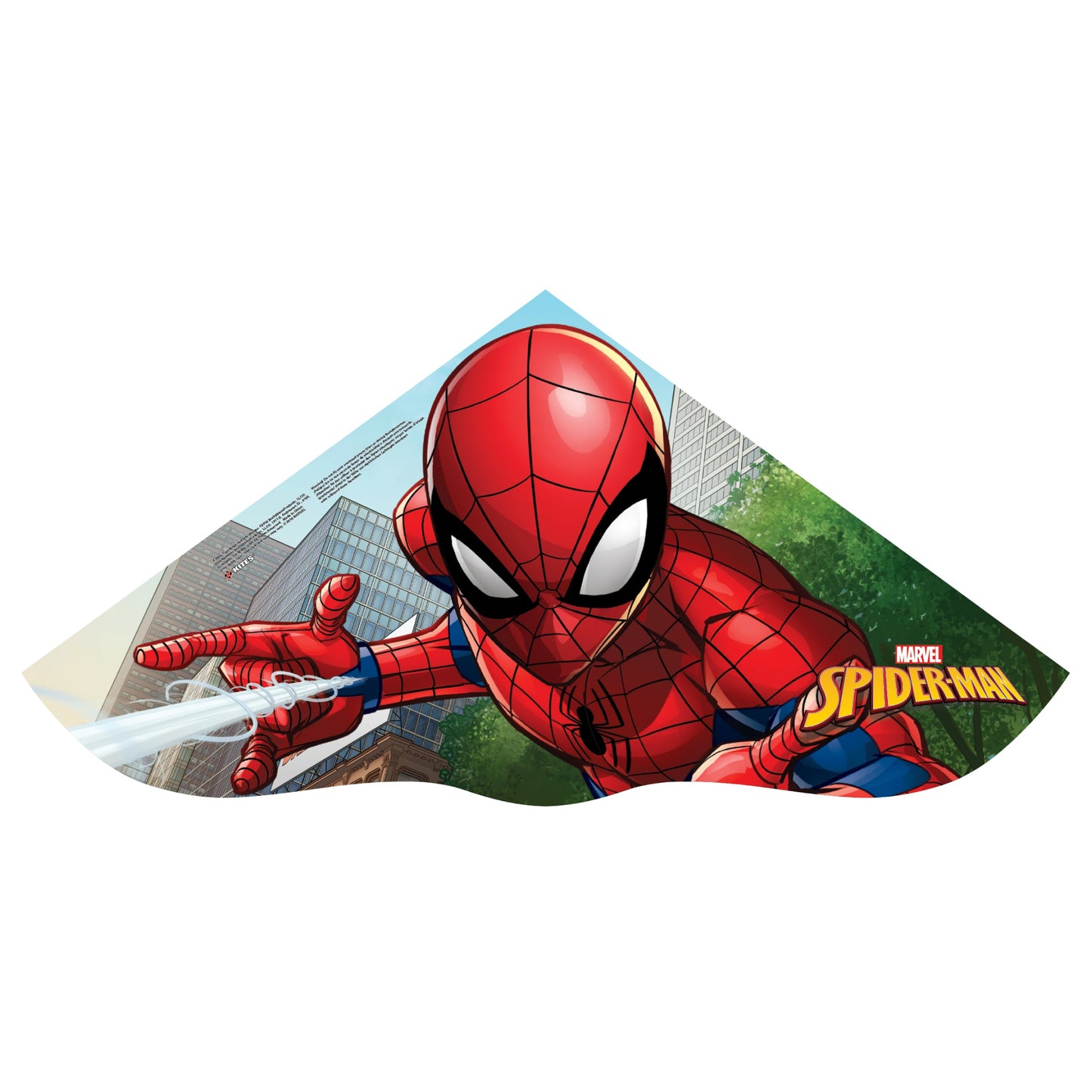 X Kites SkyDelta® 42 Spider-Man Poly 42 in. Delta Kite, 42 Inches Wide