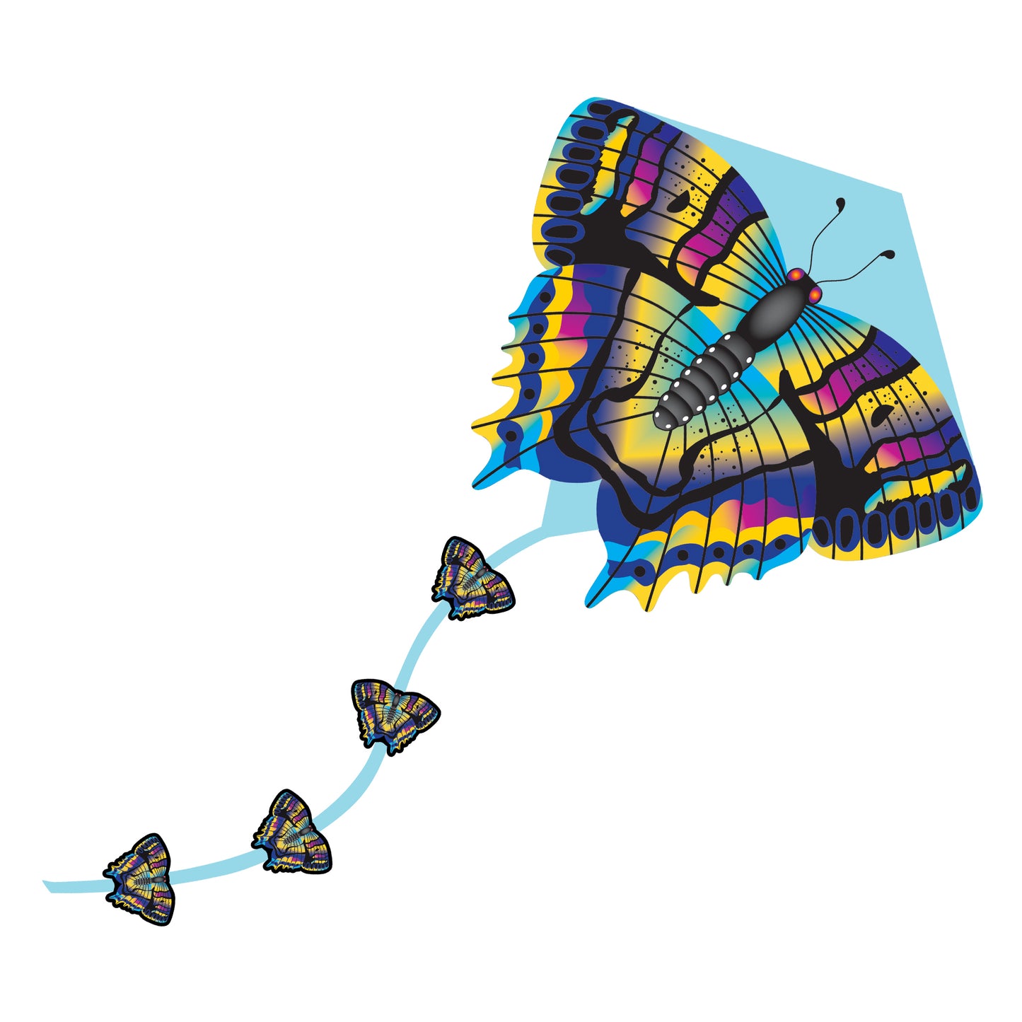 X Kites DLX Diamond Butterfly Nylon Kite Product Image
