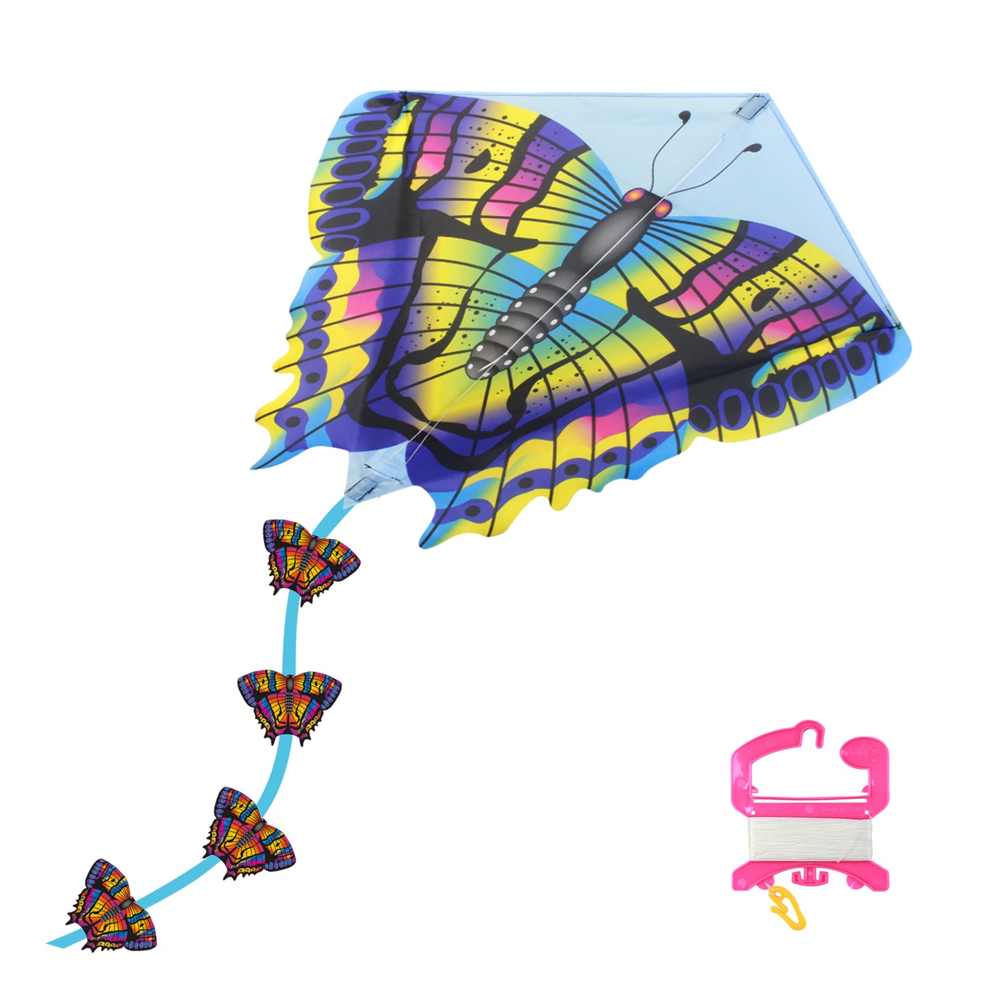 X Kites DLX Diamond Butterfly Nylon Kite photo showing handle