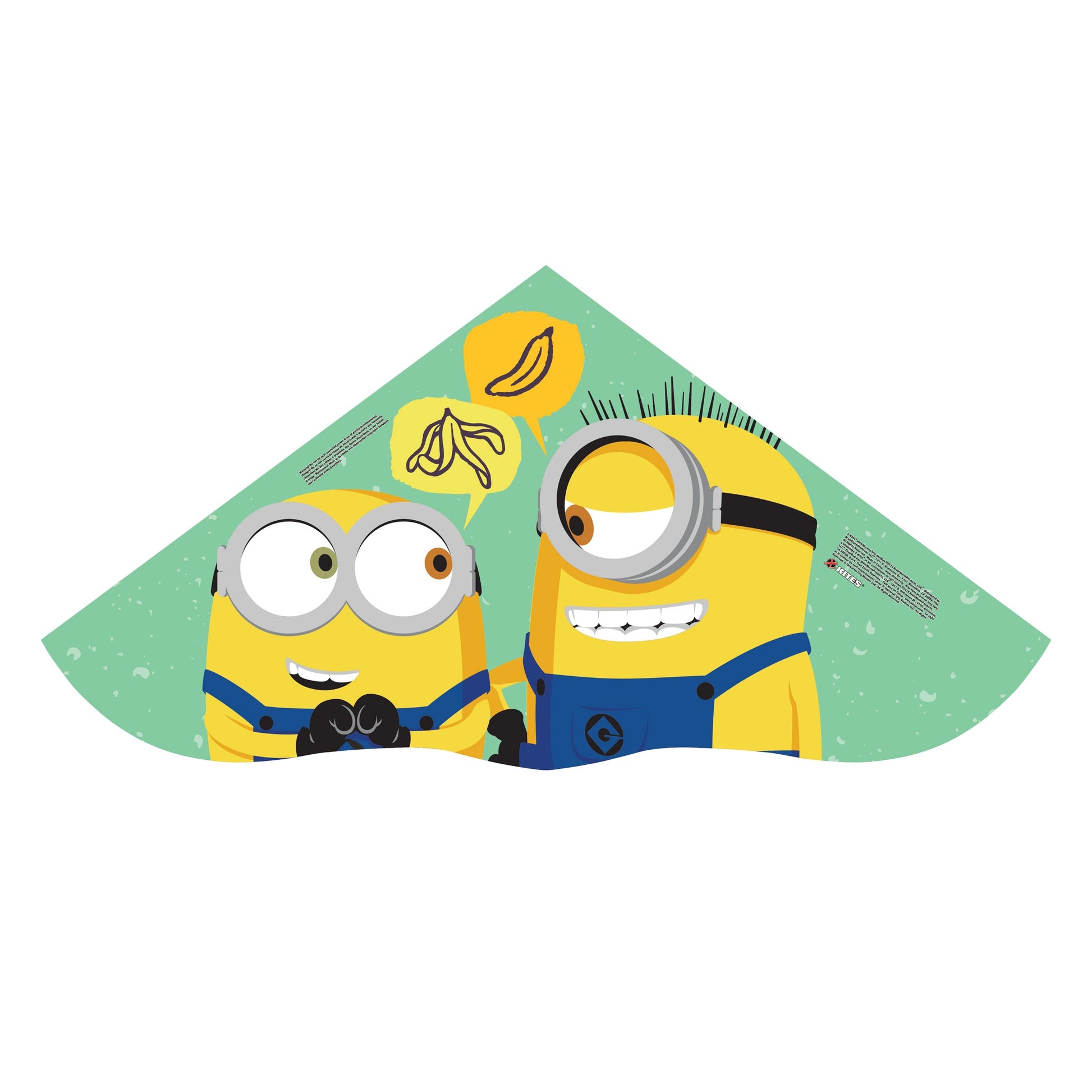 X Kites SkyDelta® 52 Minions 2 Poly 52 in. Delta Kite, 52 Inches Wide