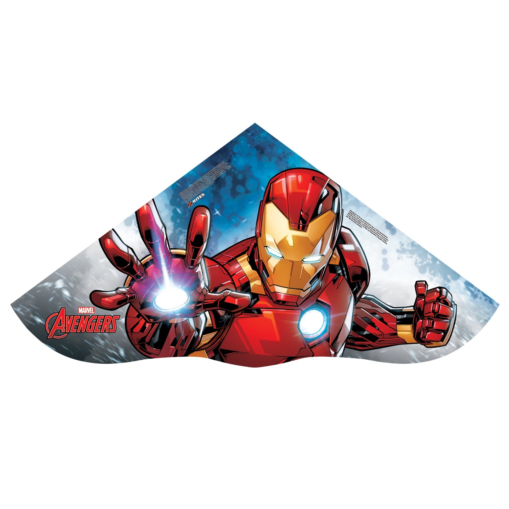 X Kites SkyDelta® 52 Avengers - Iron Man Poly 52 in. Delta Kite, 52 Inches Wide