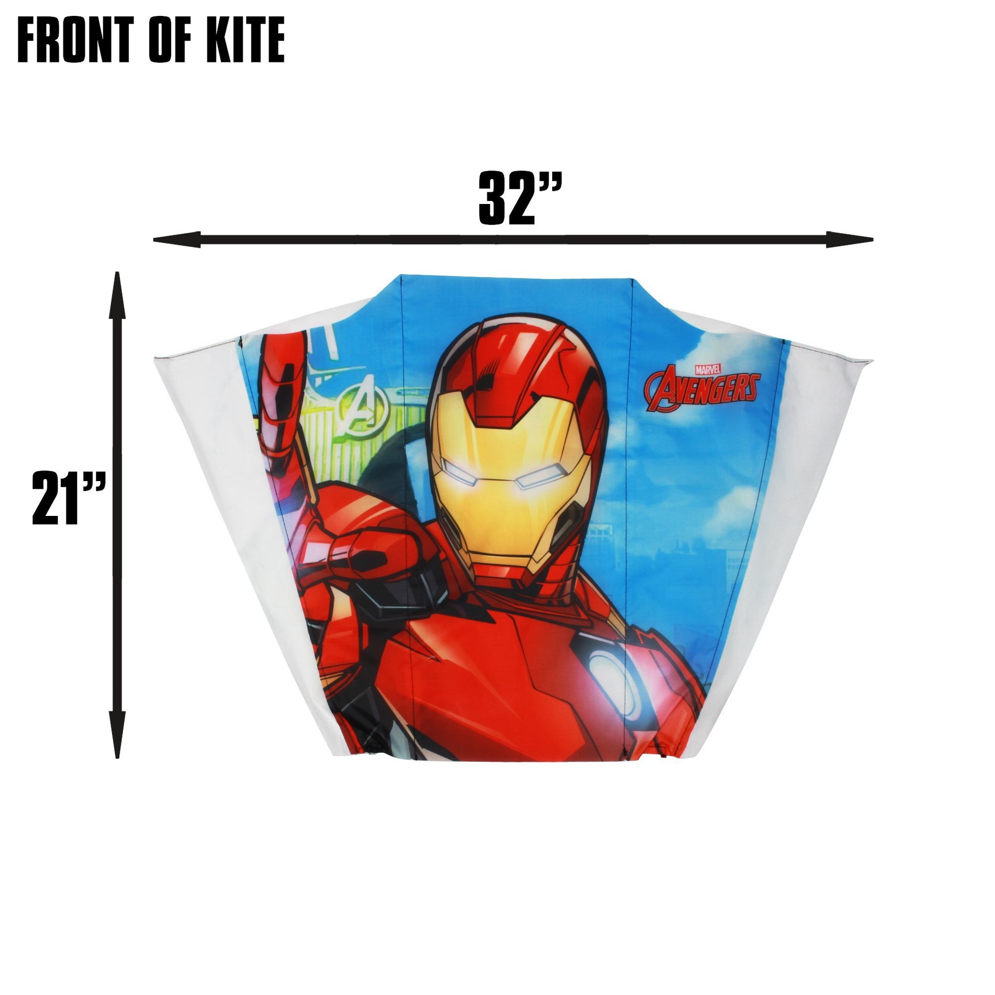 X Kites FaceKites Avengers Iron Man + X Kites SuperSled Avengers Iron Man Nylon Kite Bundle lifestyle shot